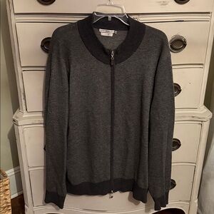 Peter Millar Full Zip Merino Wool Sweater XL